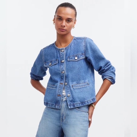 Madewell Jackets & Blazers - Madewell Denim Lady Jacket in Lakecourt Wash